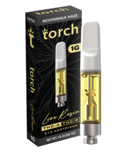 moonwalk haze torch live resin thc a + thc p 510 cartridge 1g