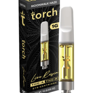 moonwalk haze torch live resin thc a + thc p 510 cartridge 1g