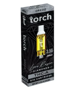 oreoz torch thc a live resin diamonds 510 cartridge 3.5g