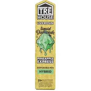 pineapple express tre house liquid diamonds live rosin disposable 2g