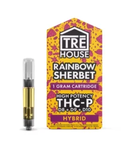 rainbow sherbet tre house thc p d8 + d9 + d10 cartridge 1g