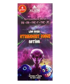 strawberry cough alien exotics 5pace craft blend live resin disposable 4g