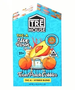 texas peach cobbler tre house thc a live rosin disposable 3.5g