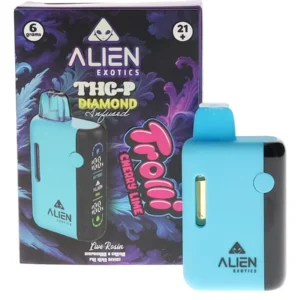 trolli cherry lime alien exotics thc p diamond infused live rosin vape 6g