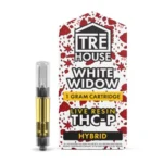 white widow tre house live resin thc p cartridge 1g